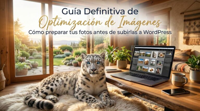 Proceso de optimización de imágenes para WordPress usando la herramienta iLoveIMG