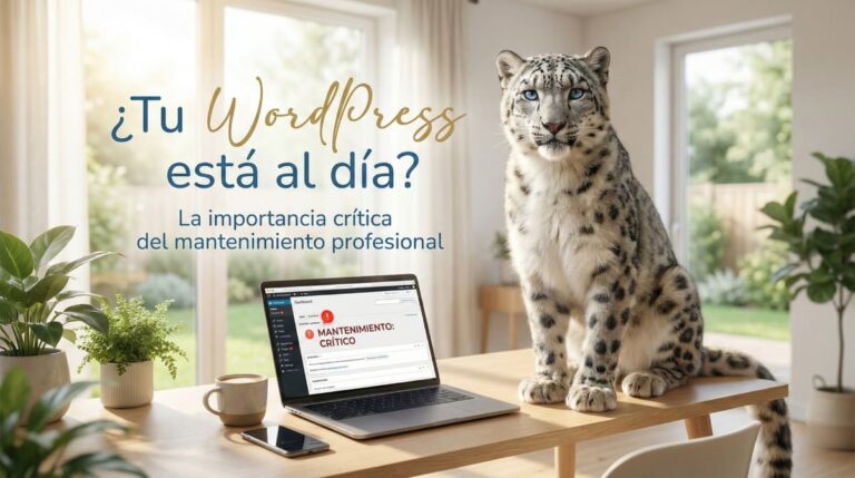 ¿Tu WordPress está al día? La importancia crítica del mantenimiento profesional en 2026
